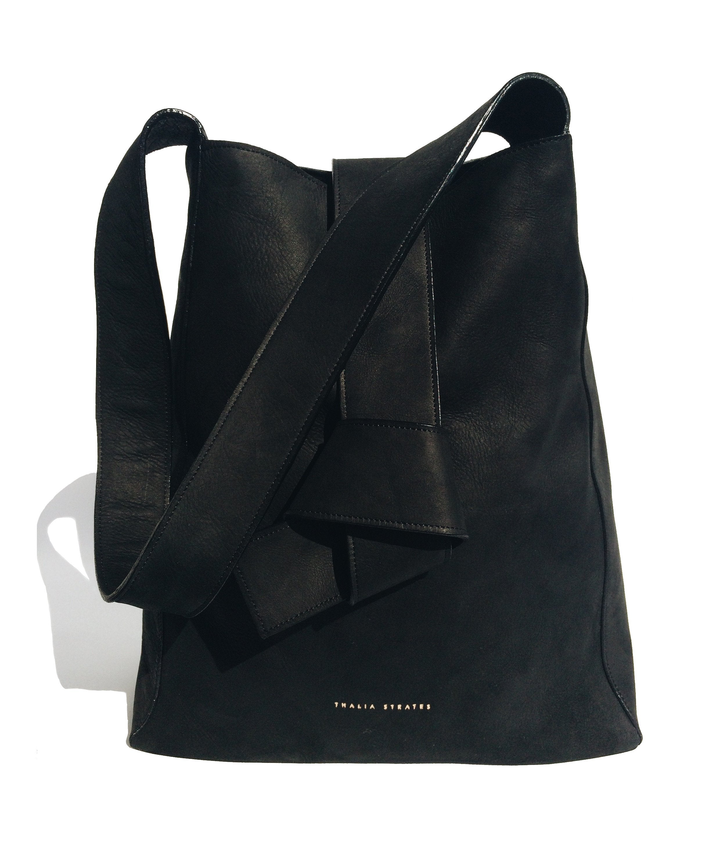 Geneva Leather Bag - Black 